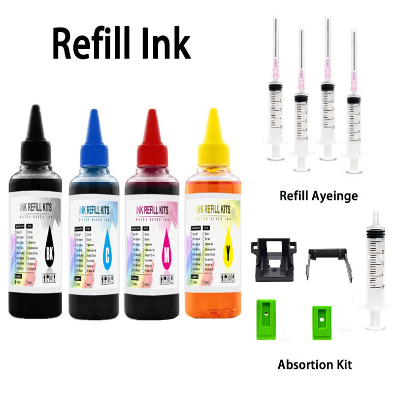 Eco Solvent Ink Cartridge - مجموعة إعادة تعبئة حبر الصبغة لطابعات