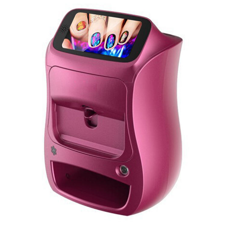Commercial Nail Printing Machine - طابعة أظافر أوتوماتيكية ثلاثية الأبعاد ذكية،