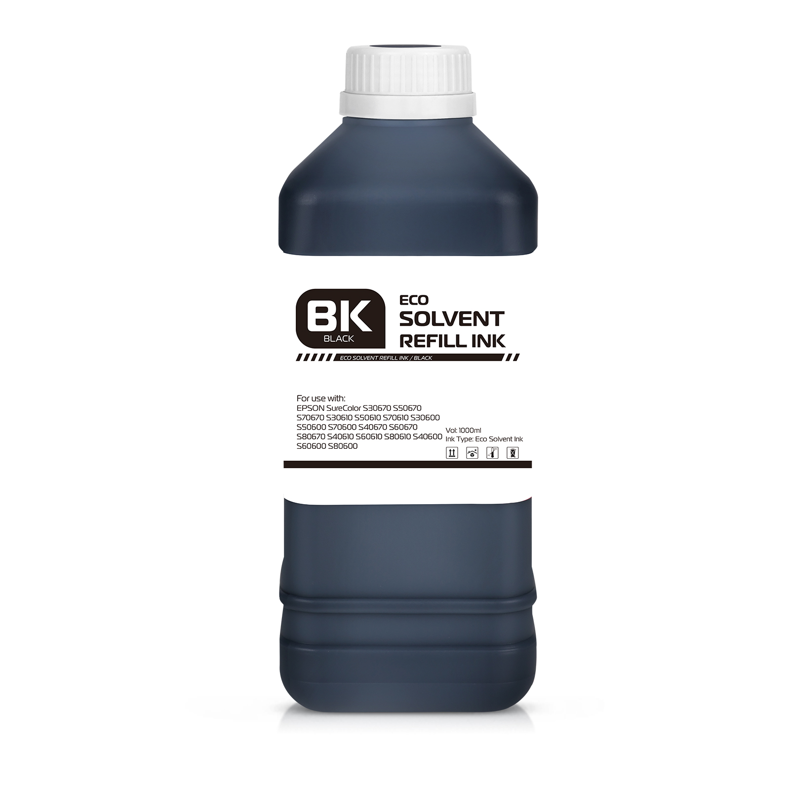 حبر إيكو سولفنت 1000 مل لطابعا - مراجعة Eco Solvent Ink Cartridge وسعره