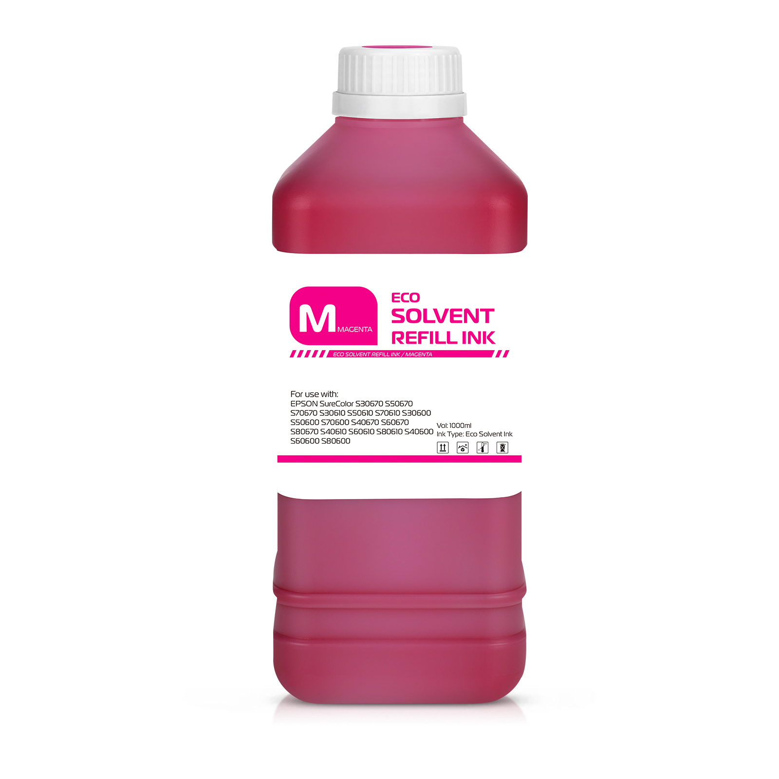 حبر إيكو سولفنت 1000 مل لطابعا - مراجعة Eco Solvent Ink Cartridge وسعره