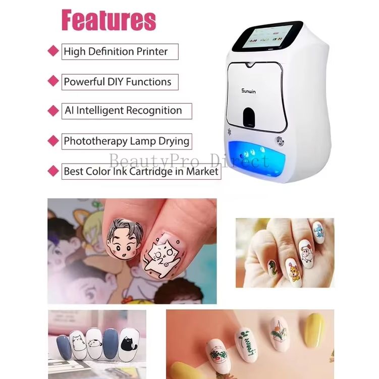 طابعة أظافر رقمية ثلاثية الأبع - مراجعة Commercial Nail Printing Machine وسعره